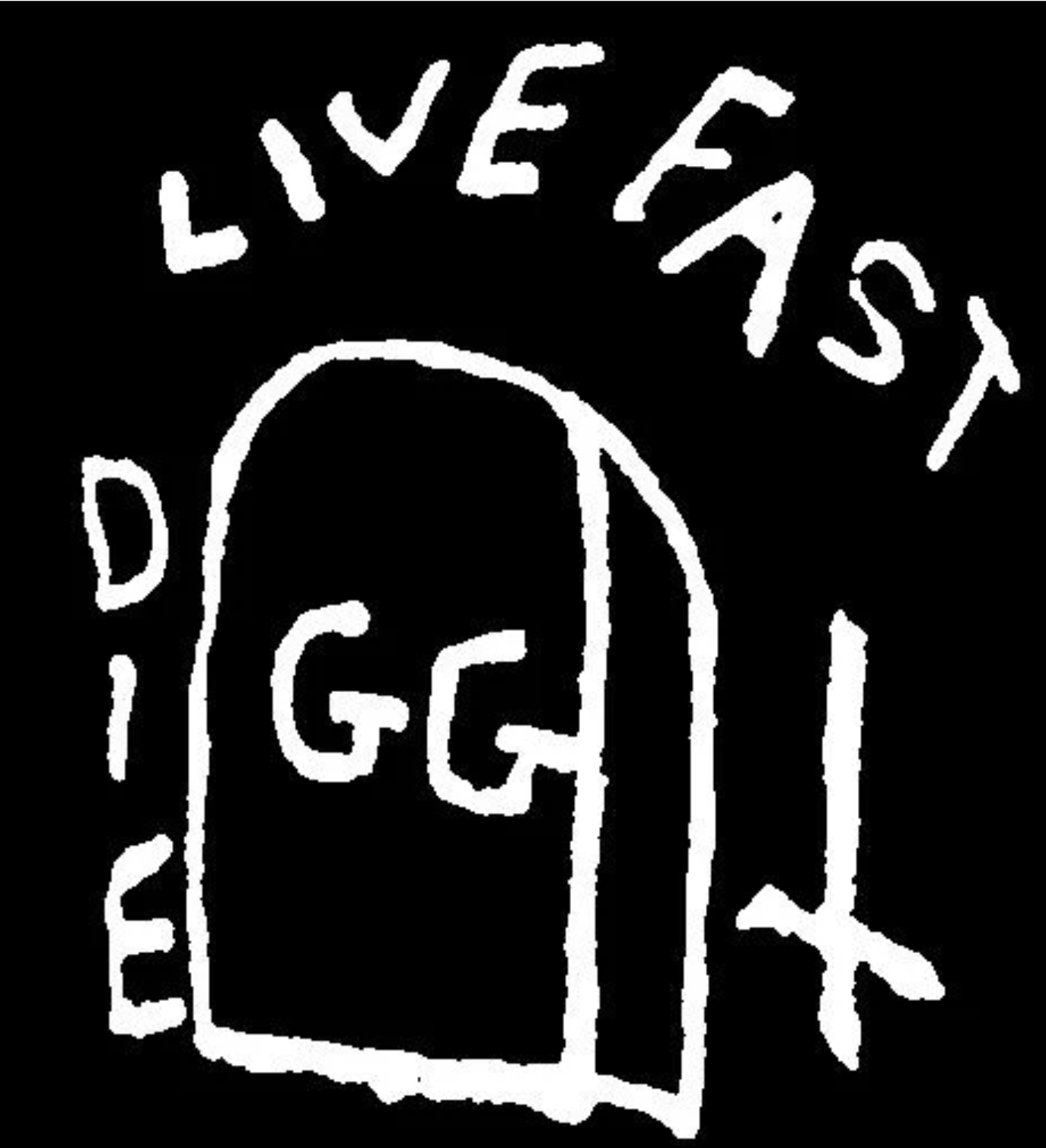 GG ALLIN - Live Fast Die - Patch